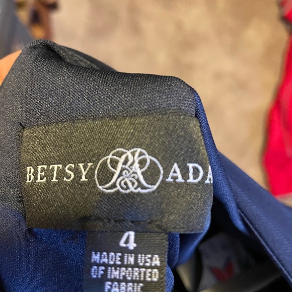 NWT Betsy & Adam draped cape midi dress - Picture 5 of 6